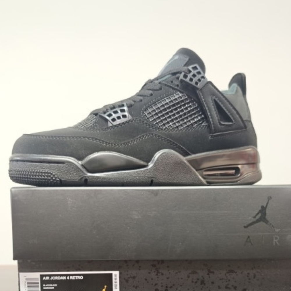 New With Box Air Jordan 4 Black Cat